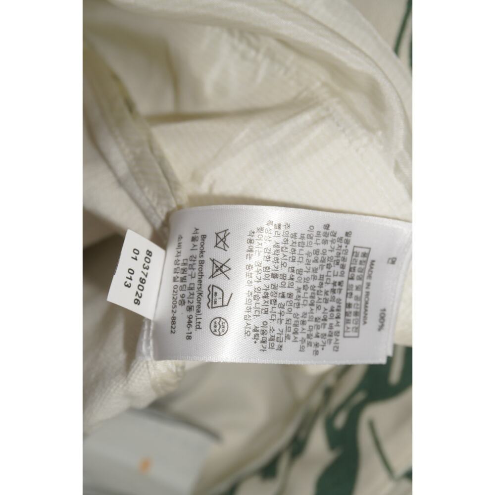 Brooks Brothers Tropical Print Mini Skirt Green White Summer Size 10 - Picture 8 of 8